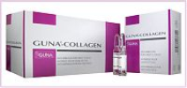 Guna Collagen, homeopatski kozmetični izdelek za nego obraza, vratu in dekolteja [10 ali 50 ampul po 2 ml]